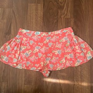 Free People Ruffle Shorts